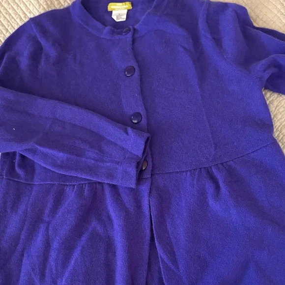 J Crew Purple Women's 100% Cashmere Sweater - Picture 4 of 4